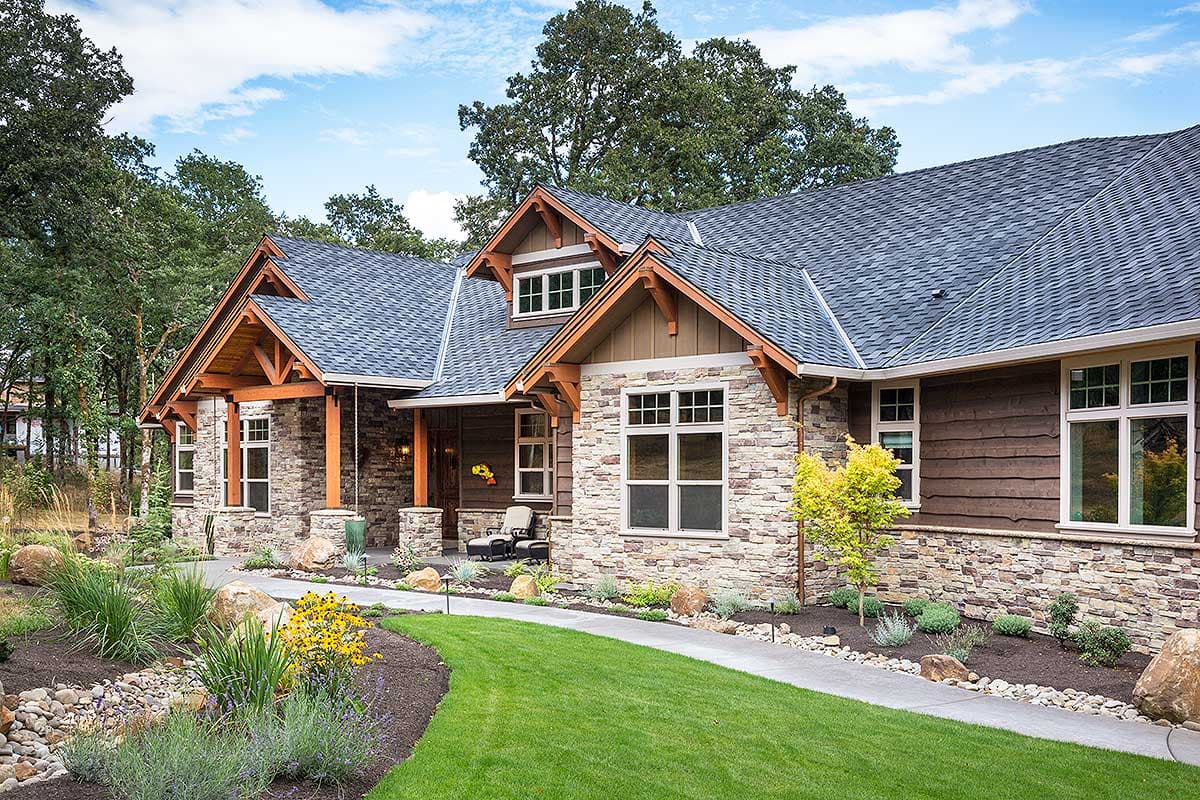 Plan 69582AM: Beautiful One-Story Craftsman House Plan - 2910 Sq Ft - Image #10 - Craftsman, Mountain, Northwest, Ranch