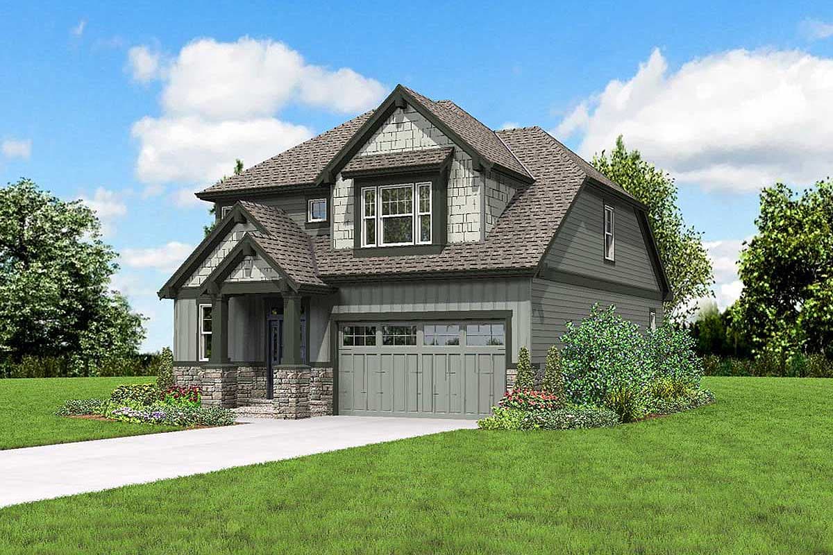Plan 69584AM: Northwest House Plan with Open Layout - Image #12 - Craftsman, Northwest