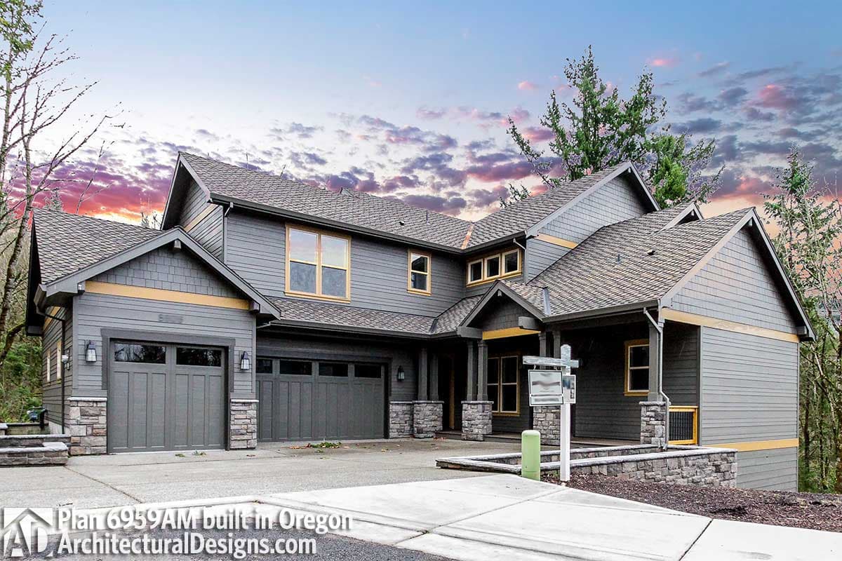 Plan 6959AM: Craftsman House Plan with Lower Level Rec Room and Wine Cellar - 3148 Sq Ft - Image #7 - Craftsman, Mountain, Northwest