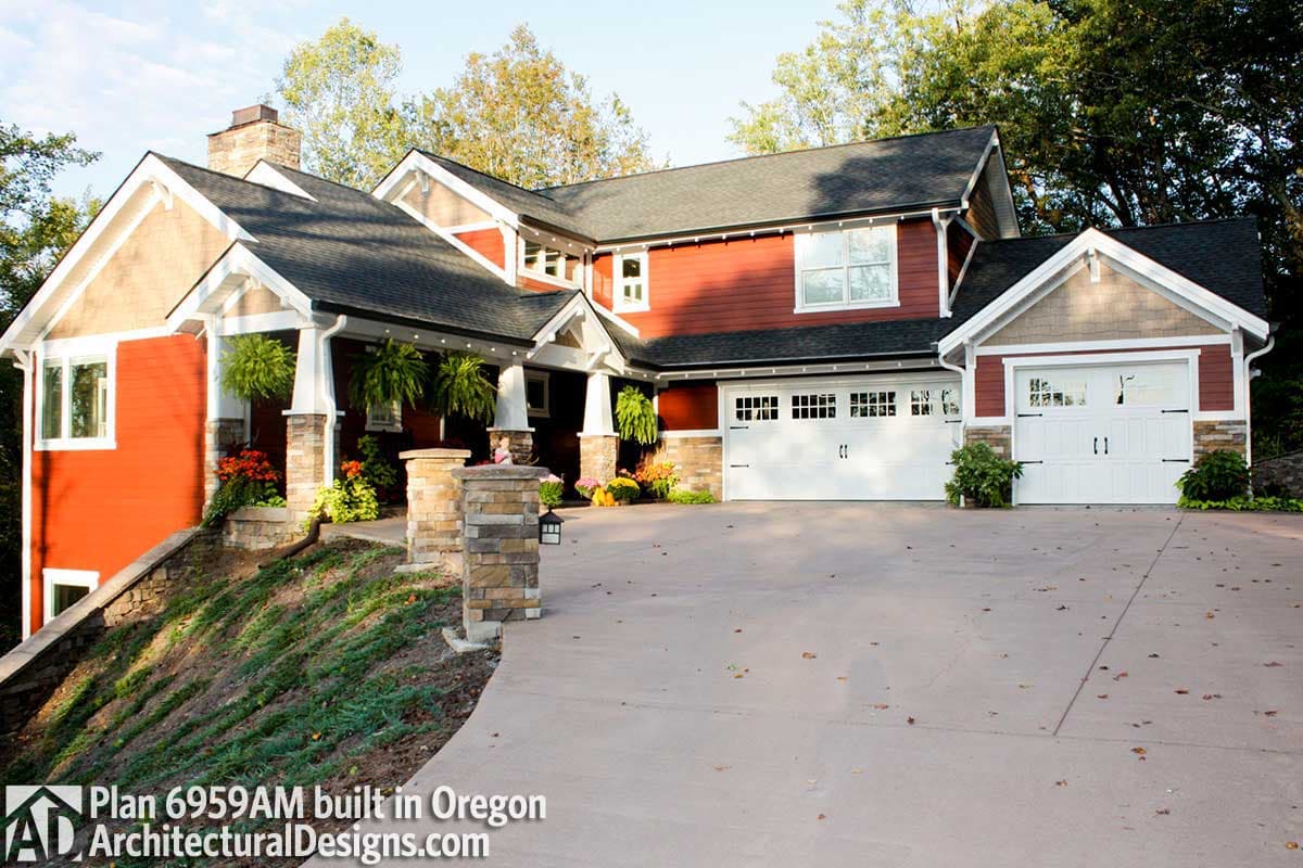 build gallery item - House Plan 6959AM comes to life in Oregon!