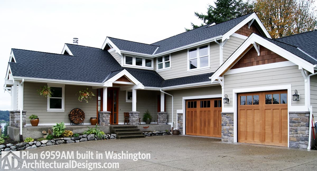 build gallery item - House Plan 6959AM comes to life in Oregon!