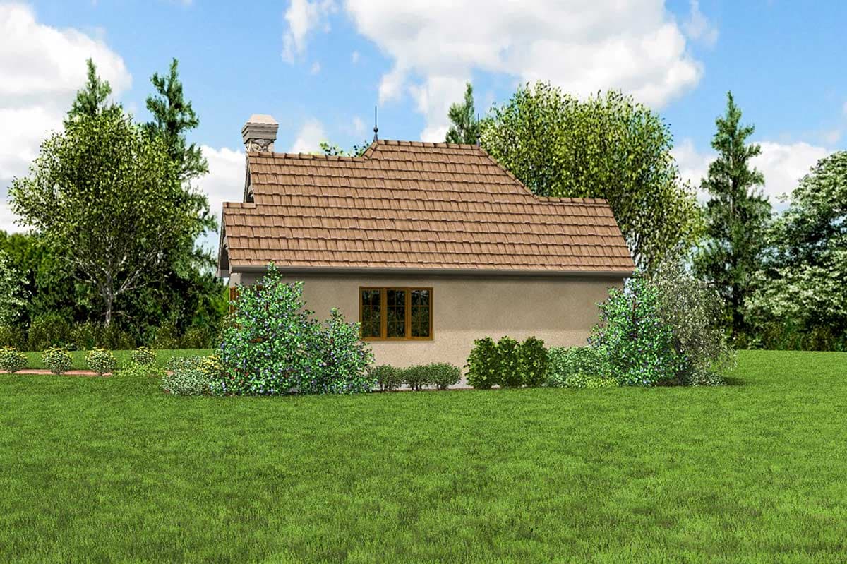 Plan 69590AM: One Bed Tiny House Plan - Image #10 - Cottage, European, French Country