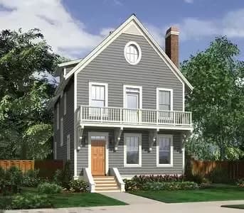 Picturesque 3 Story House Plan