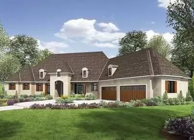 French Country with Finished Lower Level
