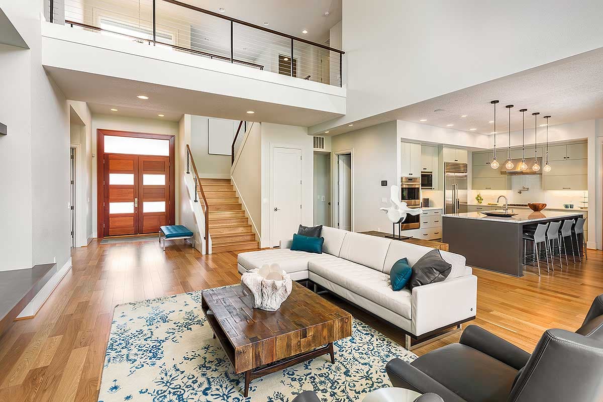 Plan 69597AM: 4 Bed Prairie with 2 Story Great Room - Image #7 - Contemporary, Mid Century Modern, Modern, Northwest, Prairie