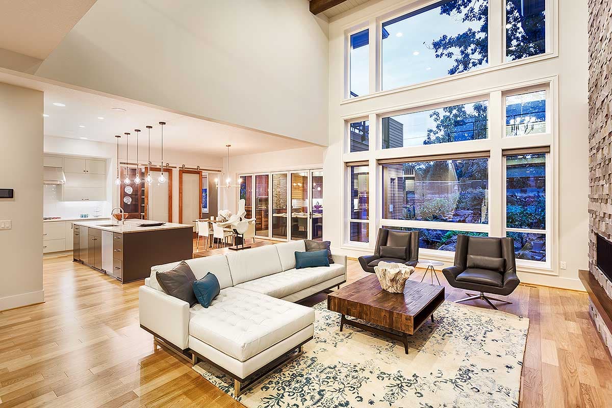 Plan 69597AM: 4 Bed Prairie with 2 Story Great Room - Image #12 - Contemporary, Mid Century Modern, Modern, Northwest, Prairie