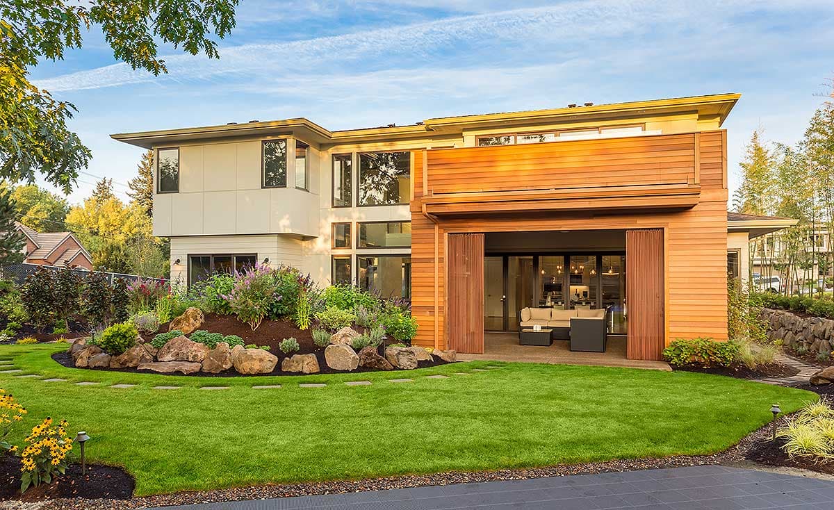 Plan 69597AM: 4 Bed Prairie with 2 Story Great Room - Image #6 - Contemporary, Mid Century Modern, Modern, Northwest, Prairie