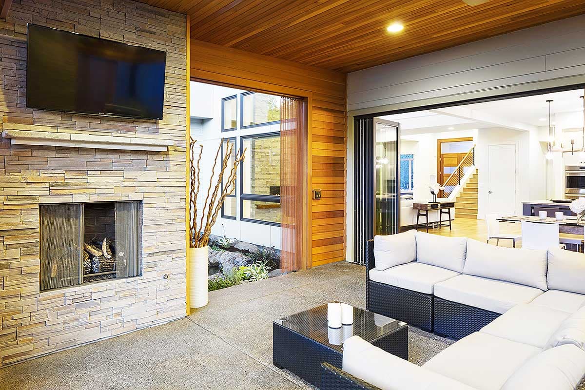 Plan 69597AM: 4 Bed Prairie with 2 Story Great Room - Image #36 - Contemporary, Mid Century Modern, Modern, Northwest, Prairie