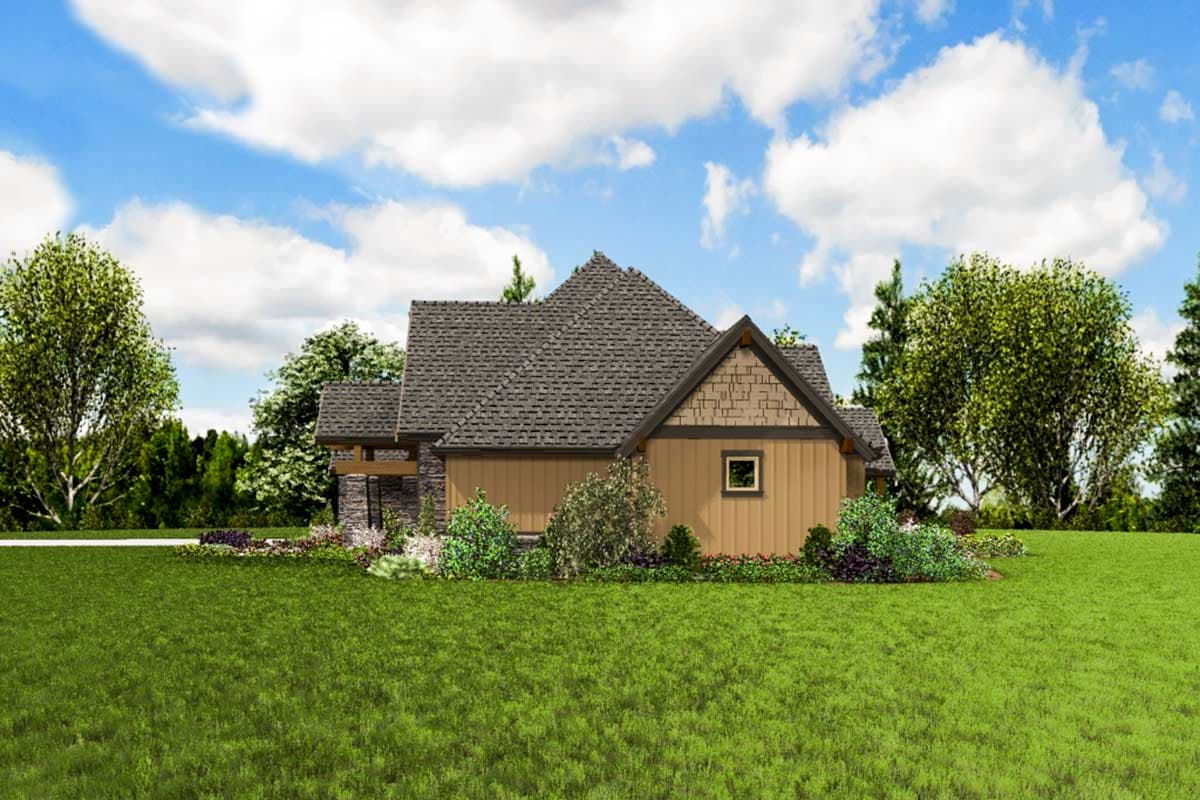 Plan 69599AM: Rugged Craftsman with 4 Beds and Bonus - Image #11 - Craftsman, Mountain, Ranch, Rustic