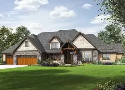 Rugged Craftsman with 4 Beds and Bonus