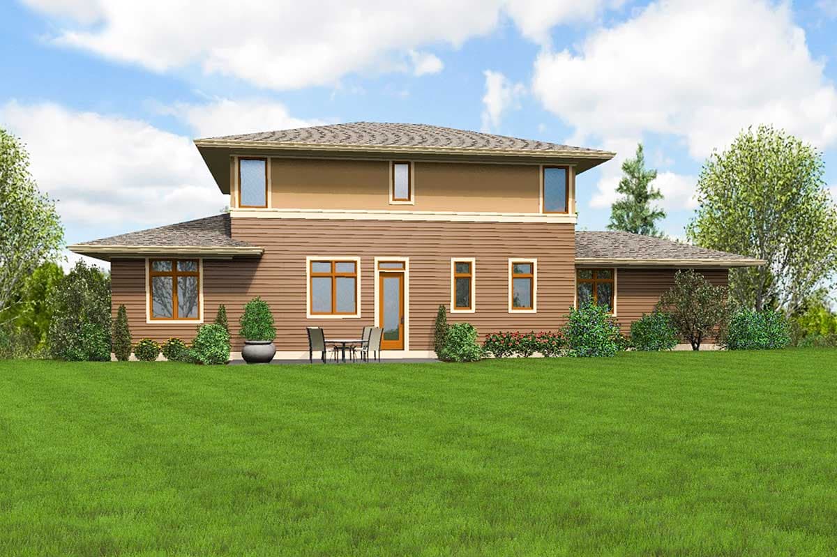 Plan 69600AM: 3 Bed Prairie Style for an Uphill Sloping Lot - Image #9 - Contemporary, Northwest, Prairie