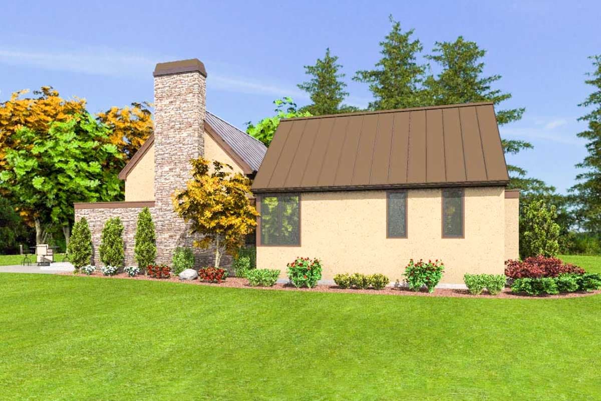 Plan 69601AM: Hill Country House Plan with Grand Hall - Image #4 - Hill Country, Scandinavian