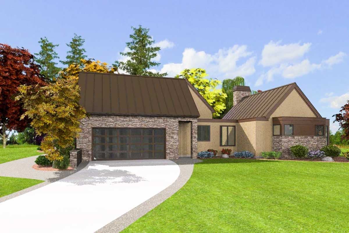 Plan 69601AM: Hill Country House Plan with Grand Hall - Image #11 - Hill Country, Scandinavian