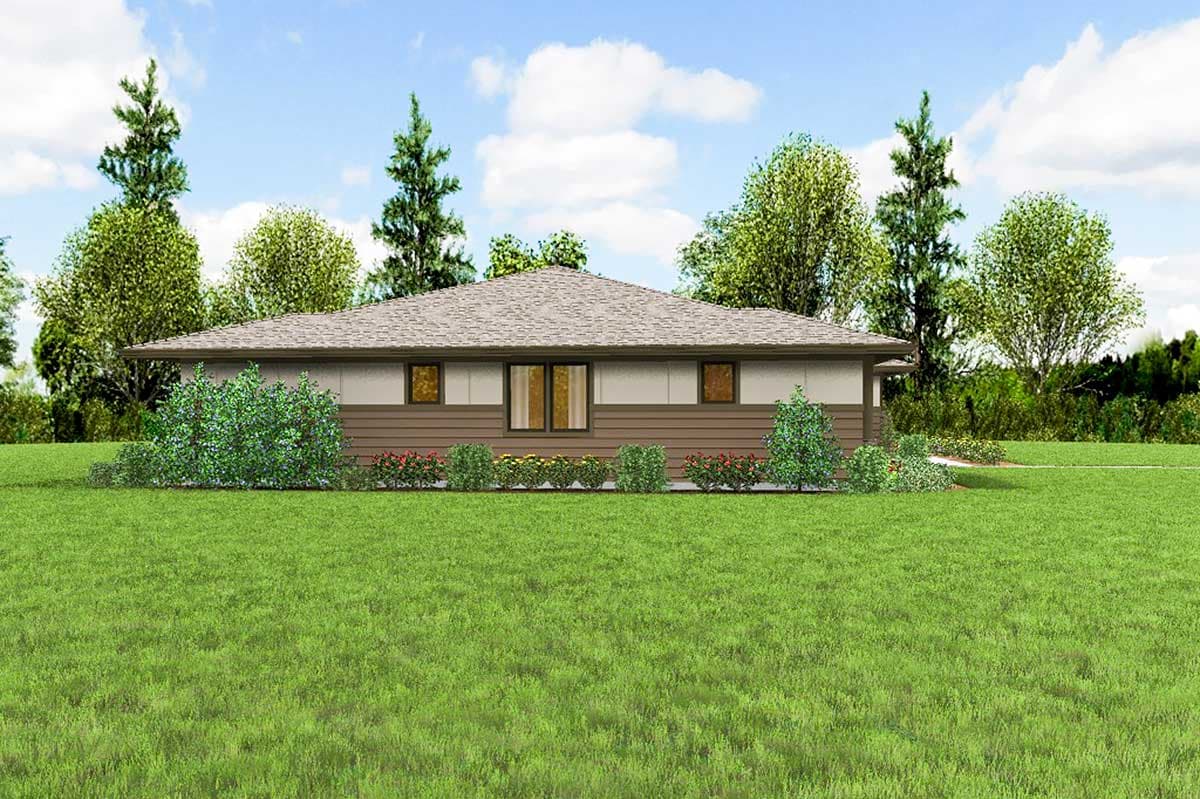 Plan 69603AM: 3 Bed Modern Prairie Ranch House Plan - Image #6 - Contemporary, Prairie, Ranch