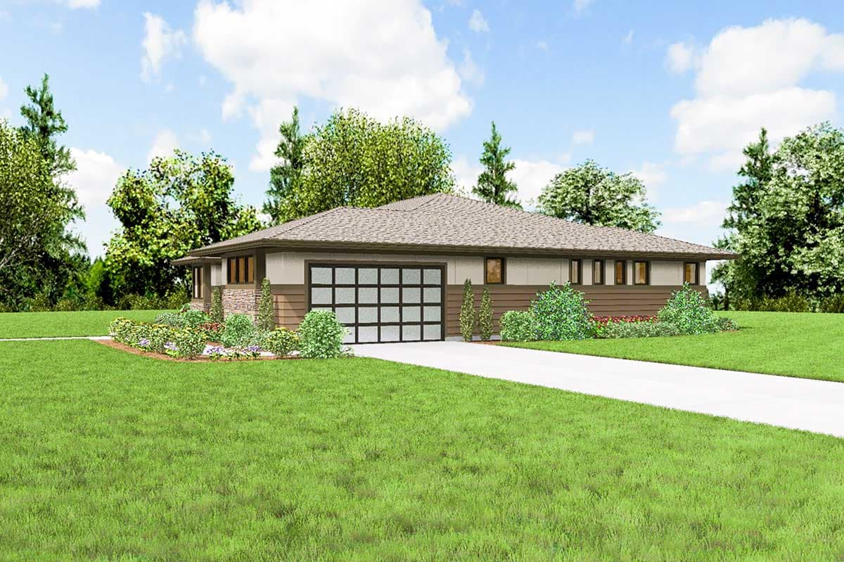 Plan 69603AM: 3 Bed Modern Prairie Ranch House Plan - Image #12 - Contemporary, Prairie, Ranch
