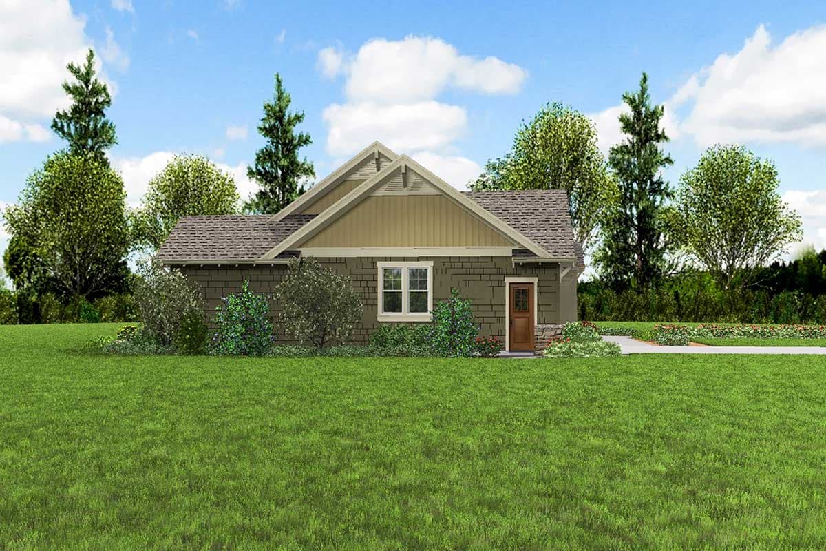 Plan 69605AM: 3 Bed Craftsman with Tapered Columned Porch - Image #6 - Craftsman, Northwest