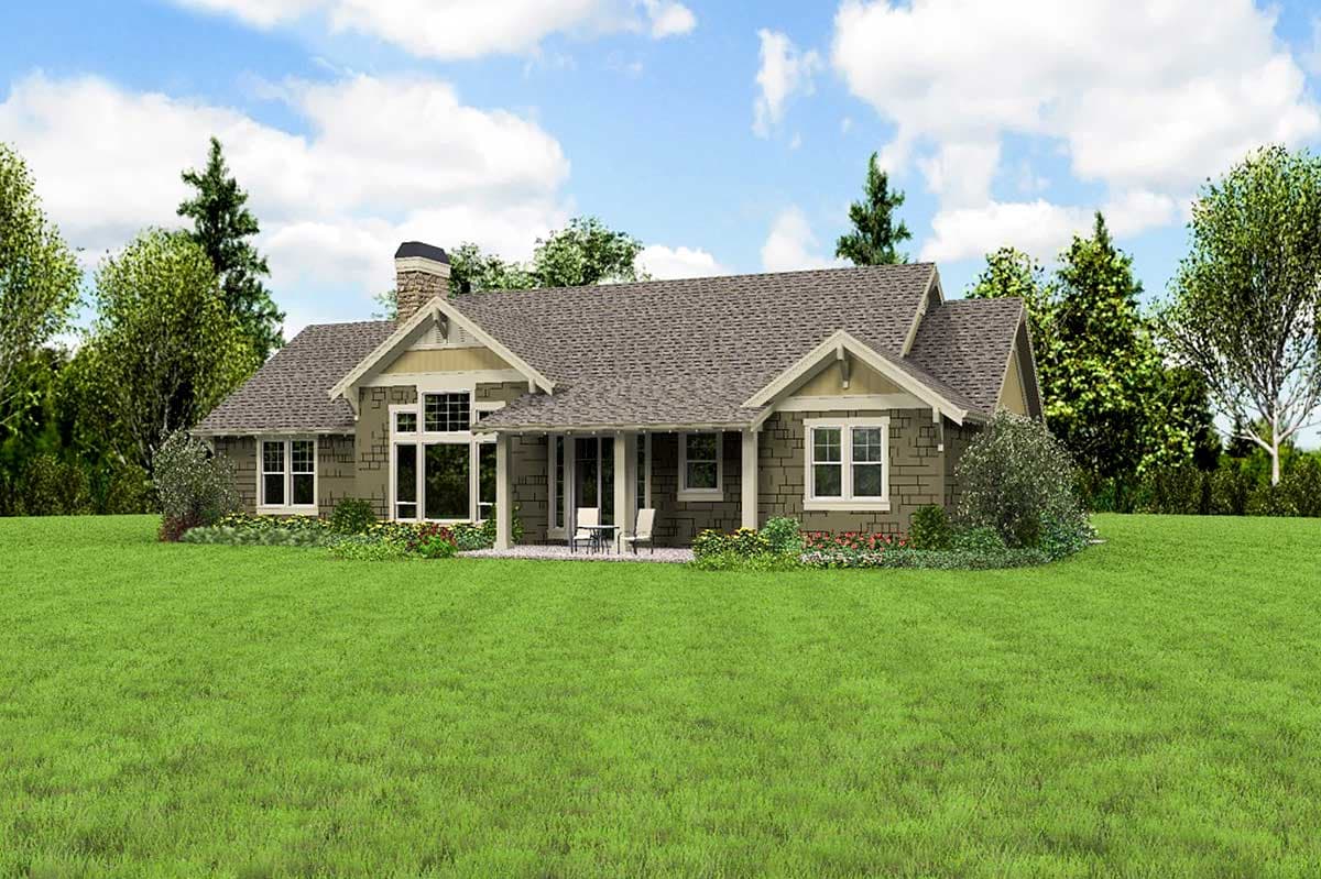 Plan 69605AM: 3 Bed Craftsman with Tapered Columned Porch - Image #8 - Craftsman, Northwest