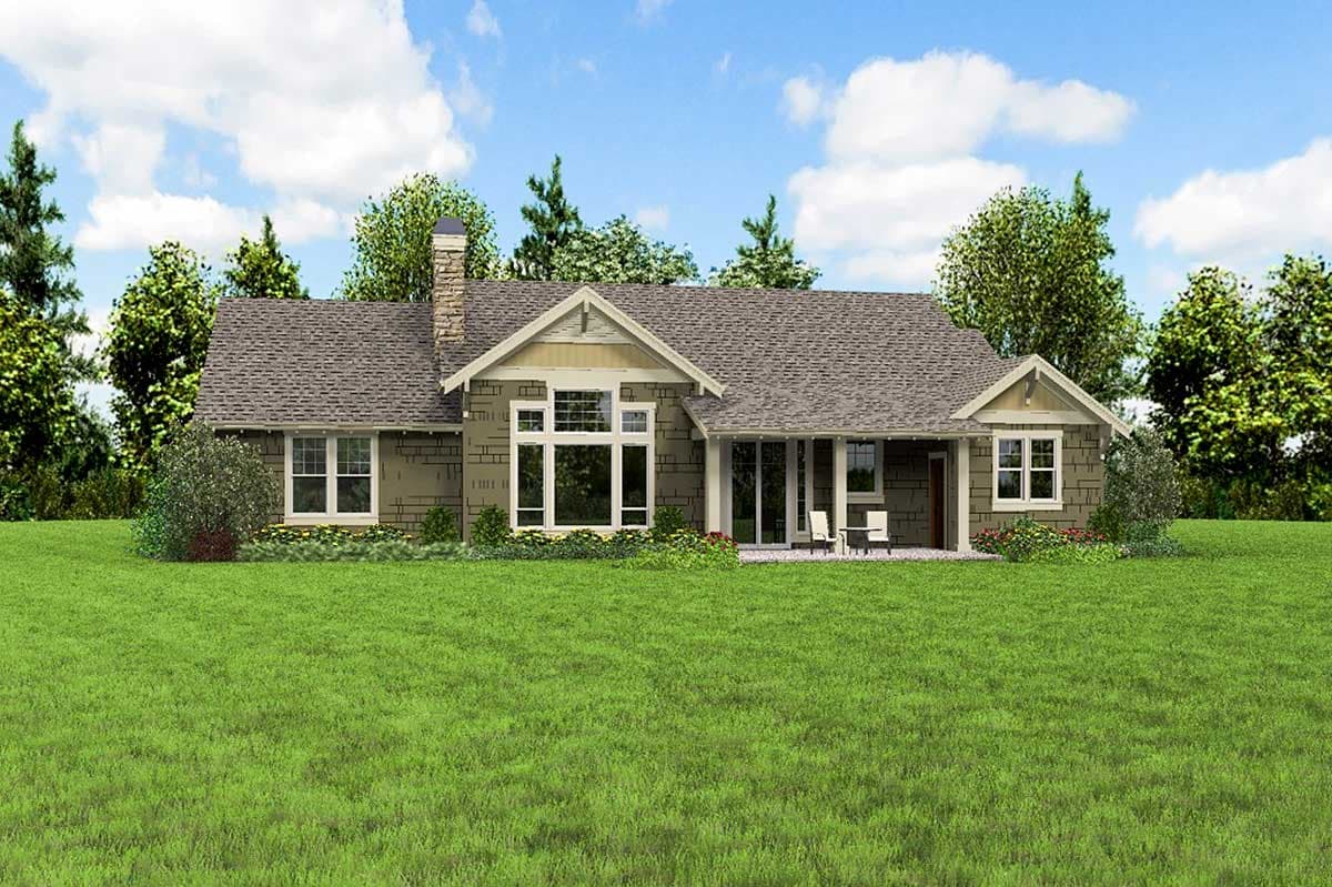 Plan 69605AM: 3 Bed Craftsman with Tapered Columned Porch - Image #10 - Craftsman, Northwest