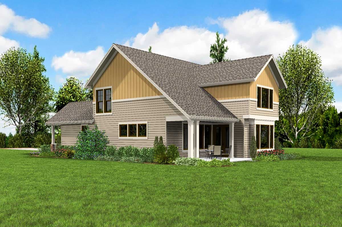 Plan 69606AM: Flexible Floorplan with 2-Story Great Room - Image #9 - Craftsman, Northwest