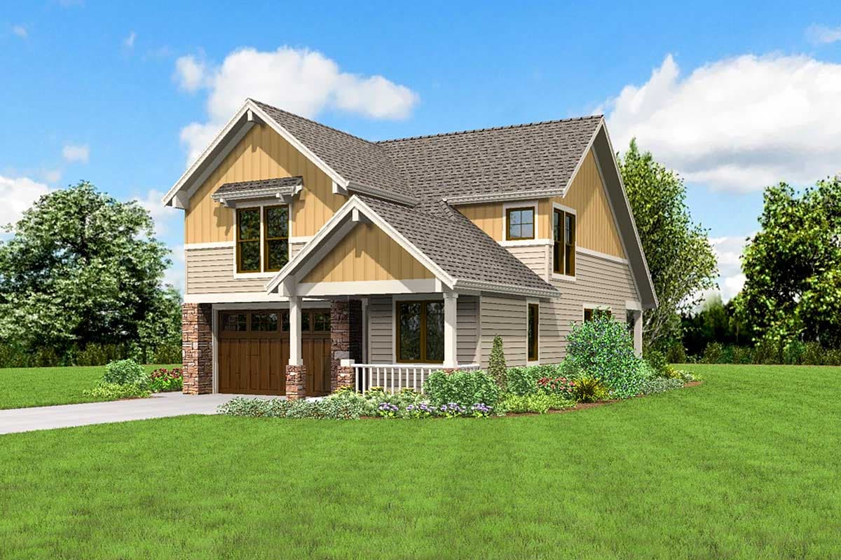 Plan 69606AM: Flexible Floorplan with 2-Story Great Room - Image #12 - Craftsman, Northwest