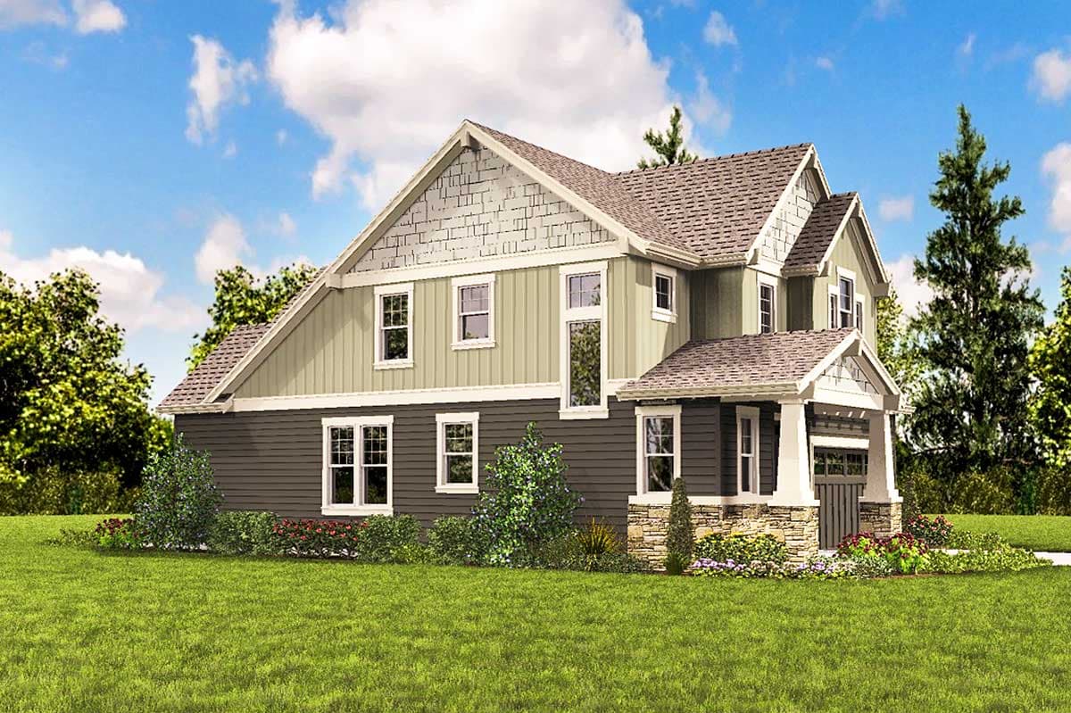Plan 69608AM: Master Down Craftsman with Options - Image #6 - Craftsman, Northwest