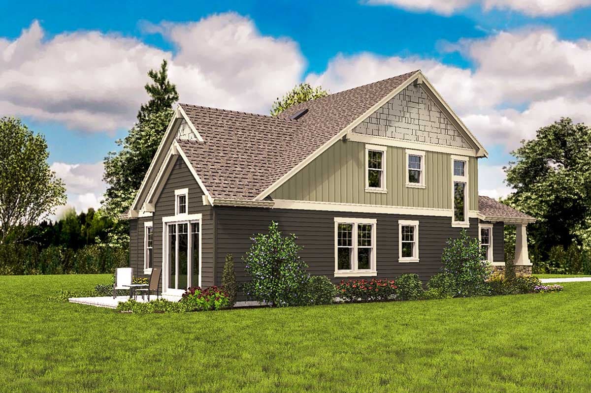 Plan 69608AM: Master Down Craftsman with Options - Image #8 - Craftsman, Northwest