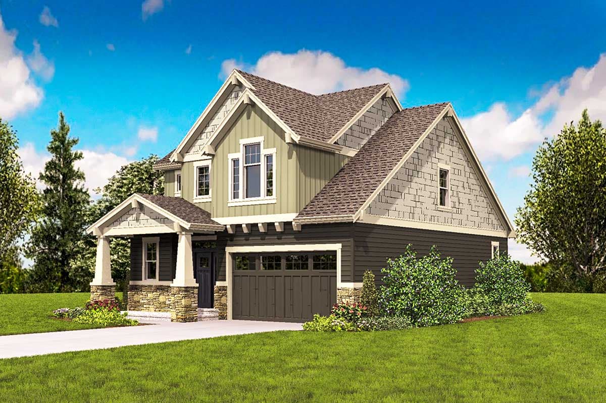 Plan 69608AM: Master Down Craftsman with Options - Image #14 - Craftsman, Northwest