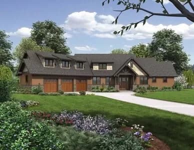 Rugged 3 Bed House Plan