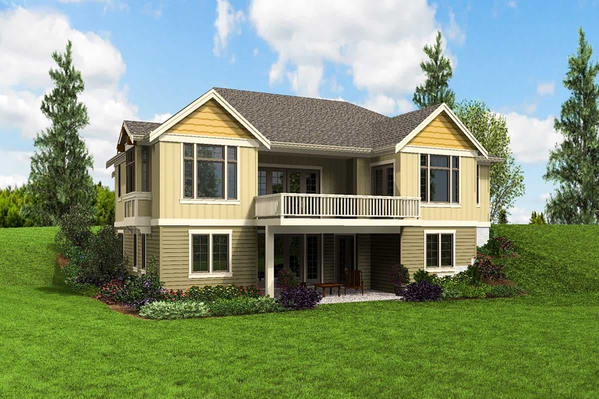 Plan 69612AM: 4 Bedroom Craftsman with Game Room - Image #9 - Craftsman, Northwest