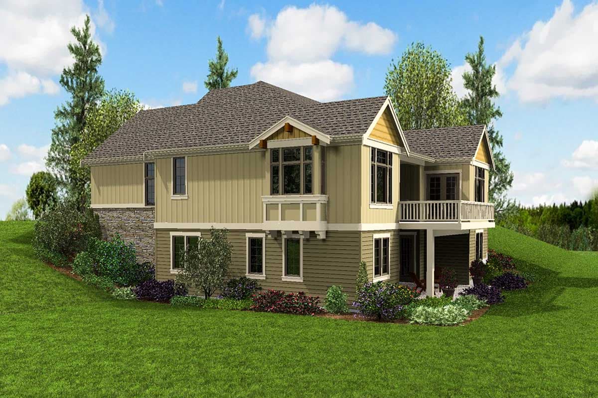 Plan 69612AM: 4 Bedroom Craftsman with Game Room - Image #10 - Craftsman, Northwest