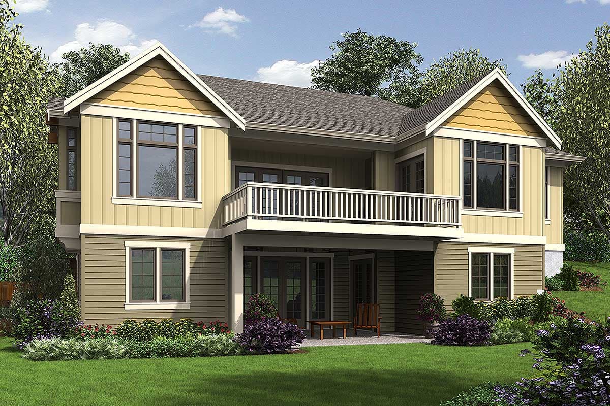 Plan 69612AM: 4 Bedroom Craftsman with Game Room - Image #8 - Craftsman, Northwest