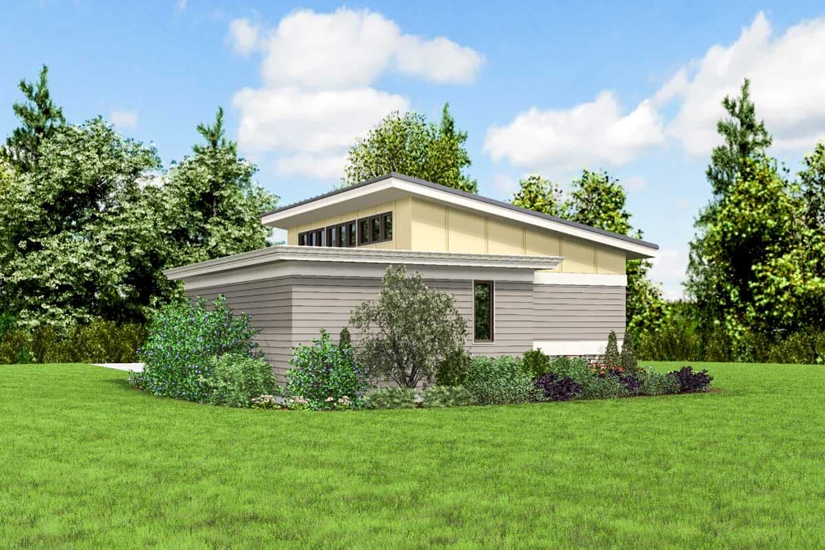 Plan 69618AM: Contemporary Garage Plan - Image #8 - Contemporary, Mid Century Modern, Modern, Northwest