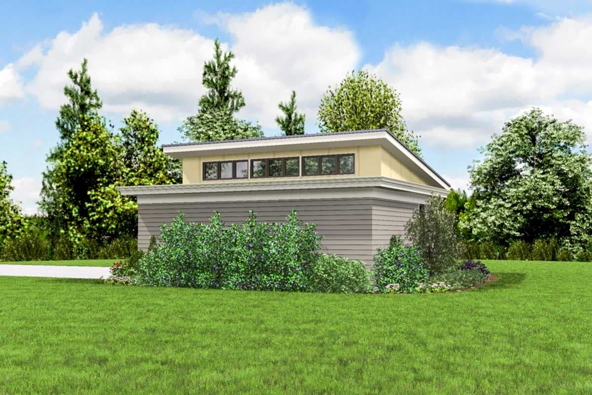 Plan 69618AM: Contemporary Garage Plan - Image #9 - Contemporary, Mid Century Modern, Modern, Northwest