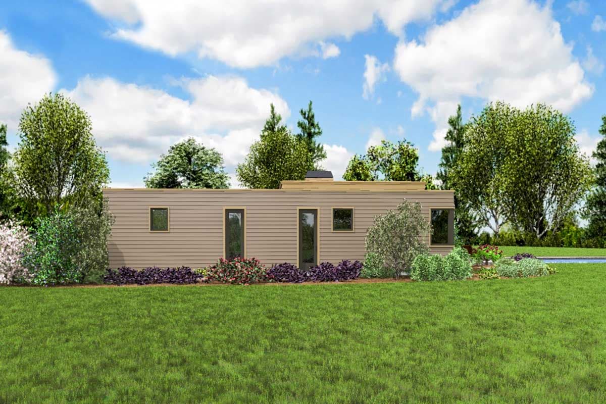 Plan 69619AM: 3 Bed Modern House Plan with Open Concept Layout - Image #10 - Contemporary, Mid Century Modern, Modern, Northwest