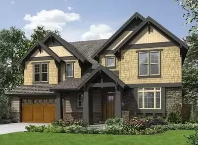 Craftsman House Plan with Custom Features
