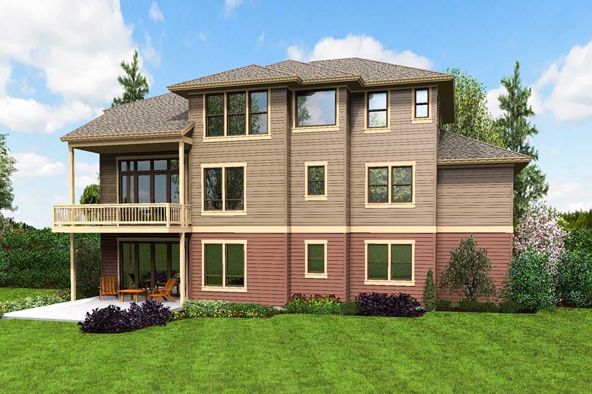 Plan 69622AM: Northwest House Plan with Finished Lower Level - Image #7 - Northwest
