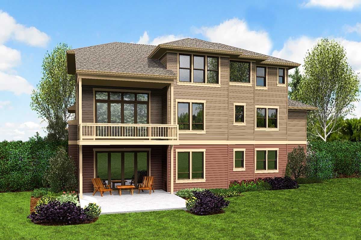Plan 69622AM: Northwest House Plan with Finished Lower Level - Image #9 - Northwest