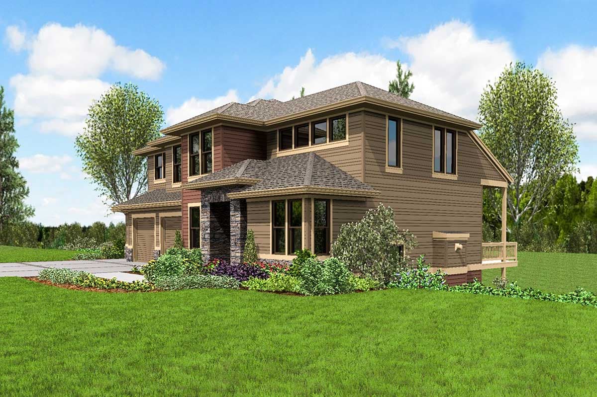 Plan 69622AM: Northwest House Plan with Finished Lower Level - Image #12 - Northwest
