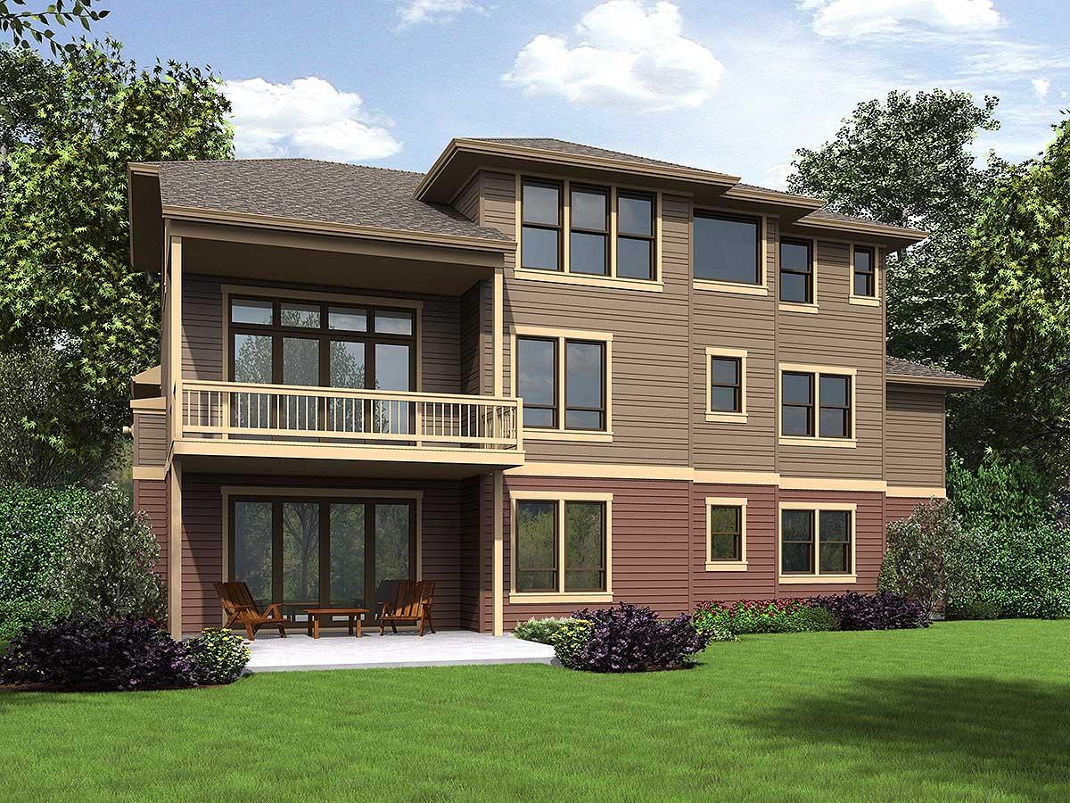 Plan 69622AM: Northwest House Plan with Finished Lower Level - Image #8 - Northwest
