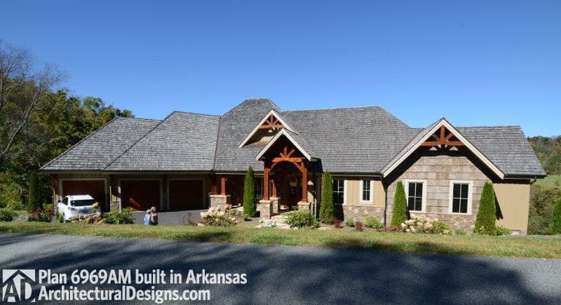 build gallery item - House Plan 6969AM comes to life in Arkansas!
