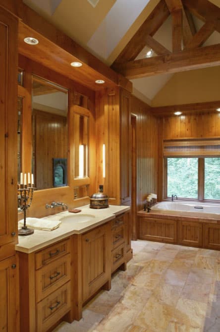 Plan 6969AM: Rustic 4700 Square Foot Mountain Craftsman Home Plan with 3-Car Angled Garage - Image #15 - Craftsman, Mountain, Northwest, Rustic