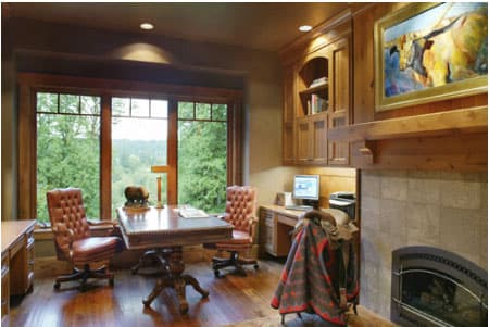 Plan 6969AM: Rustic 4700 Square Foot Mountain Craftsman Home Plan with 3-Car Angled Garage - Image #10 - Craftsman, Mountain, Northwest, Rustic