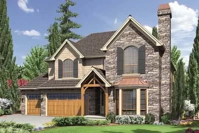 English Cottage Style Home Plan