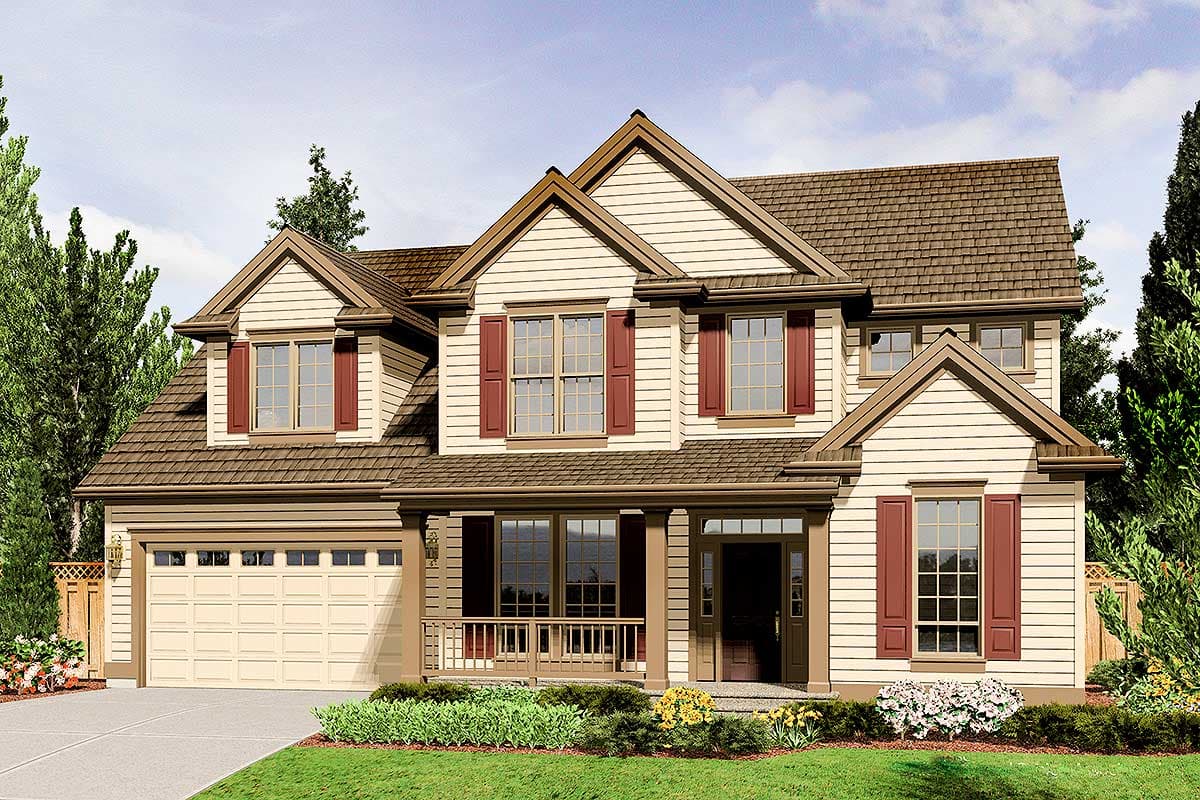 Plan 6994AM: Quintessential American Home Plan - 2618 Sq Ft - Image #6 - Traditional