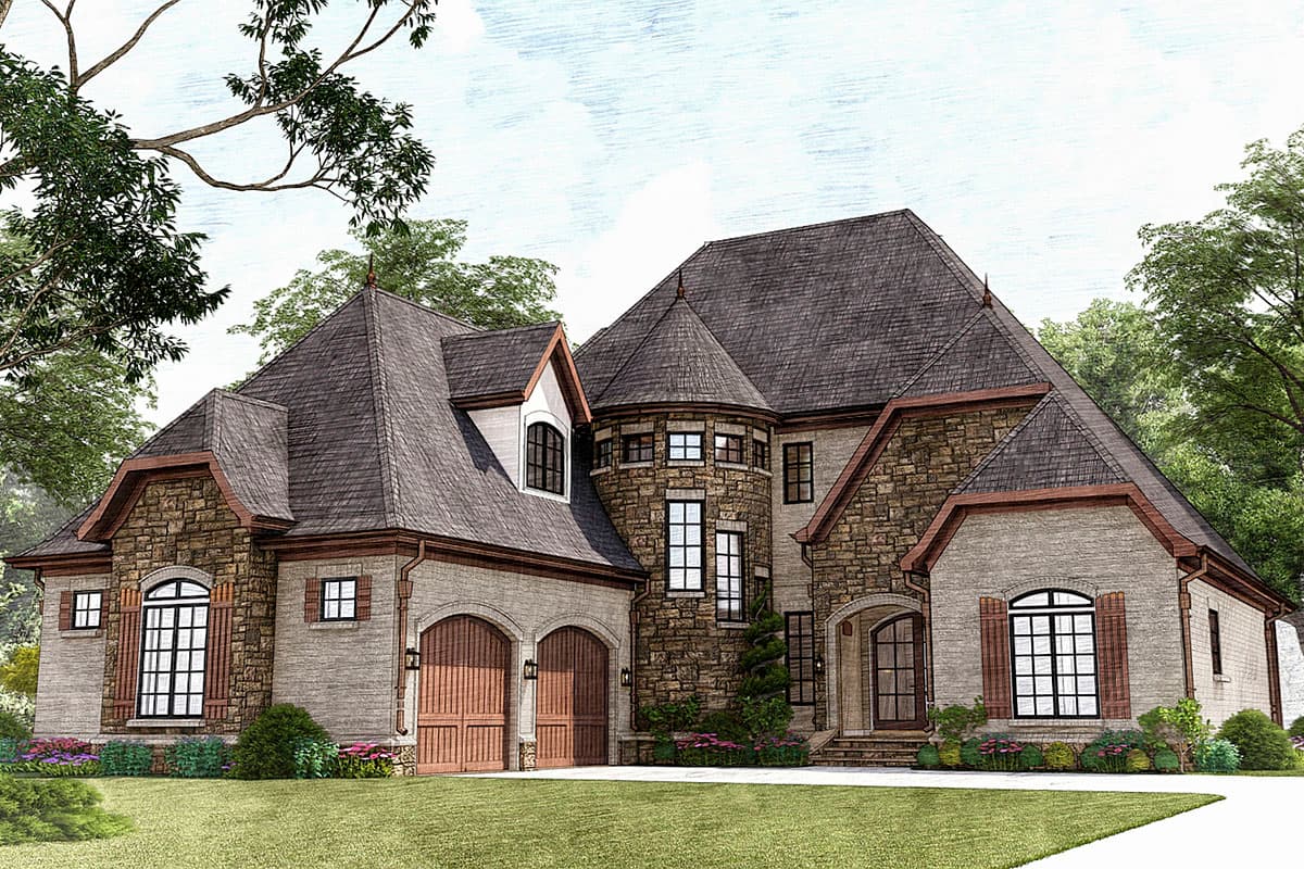 Plan 70500MK: Lord of the Manor - Image #5 - European, French Country
