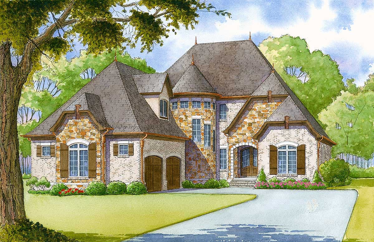 Plan 70500MK: Lord of the Manor - Image #6 - European, French Country