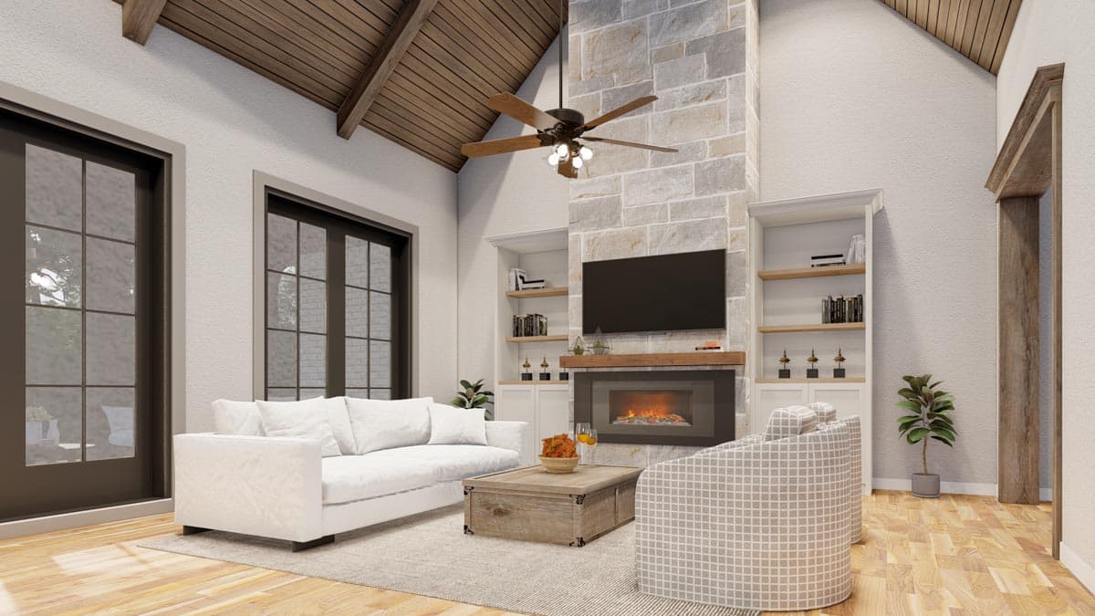 Plan 70502MK: French Country House Plan with 2 Kitchens - Image #5 - European, French Country, Southern