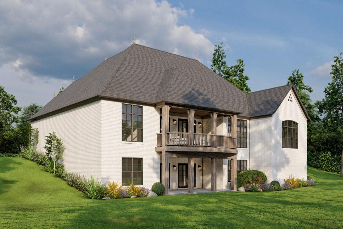 Plan 70502MK: French Country House Plan with 2 Kitchens - Image #16 - European, French Country, Southern