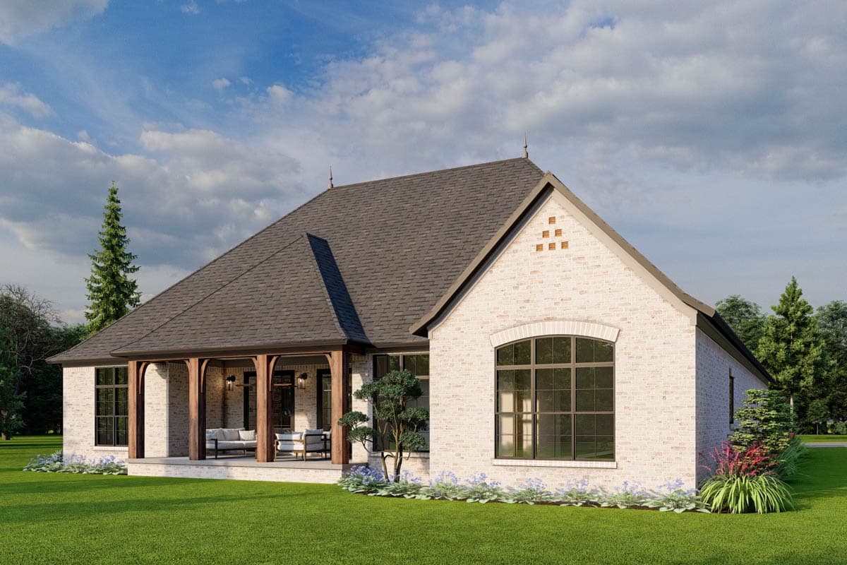 Plan 70506MK: 3 Bed European House Plan with Vaulted Great Room - 2532 Sq Ft - Image #7 - European, French Country, Traditional