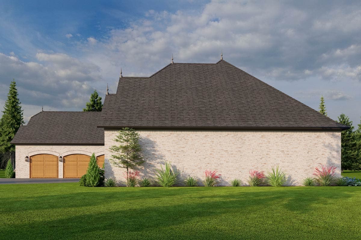 Plan 70506MK: 3 Bed European House Plan with Vaulted Great Room - 2532 Sq Ft - Image #8 - European, French Country, Traditional